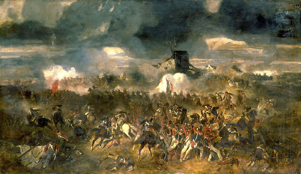 Andrieux, La bataille de Waterloo